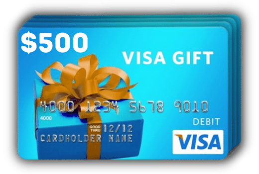 $500 Visa Gift Card for 1 Successful Referral